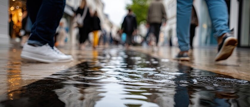 Historic street scene in Florence with outdoor dining and lively atmosphere on a sunny day