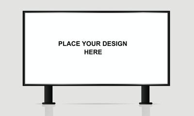 Billboard blank promotion corporate business design template