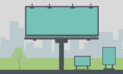 Billboard blank promotion editable design template