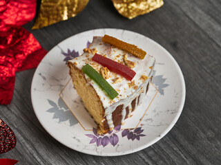 Mexican Holiday King’s Bread Close-Up