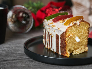Mexican Holiday King’s Bread Close-Up