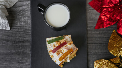 Traditional Rosca de Reyes Pastry for Epiphany