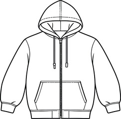 Fashion sketch vector illustration of a men's clothing design template