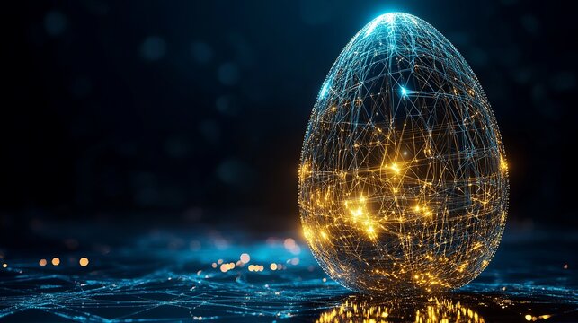 Stunning digital globe with glowing network connections for tech innovation solutions, data visualization, and global communication concepts - Powered by Adobe