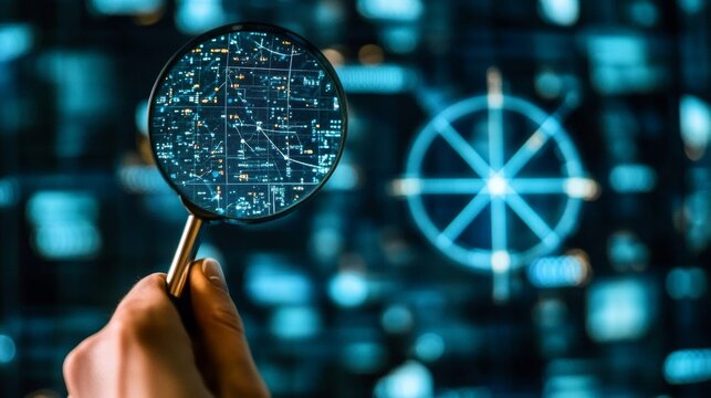 Detailed Cybersecurity Analysis of Digital Networks with Magnifying Glass and Data Protection Codes