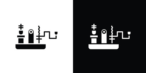Morse code icons vector silhouette design. Vector flat graphic design illustration. © Cristiane