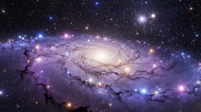 vivid cosmic tableau illustrating luminous galaxies and radiant star clusters, spectacular celestial display showcasing brilliantly illuminated spirals and shimmering nebulae wherever stars shine