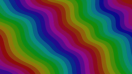 Abstract Color Wave Pattern Background - Fluid Rainbow Texture for Wallpapers, Graphics, and Modern Designs