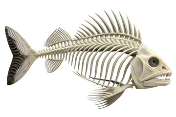 Fish Skeleton Transparent Background PNG
