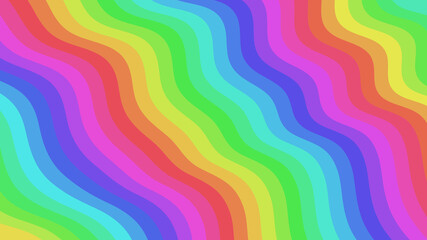 Colorful Rainbow Wave Background: Vibrant and Dynamic Ripple Pattern for Creative Designs (108 chars)