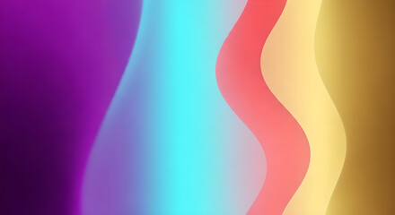 Gradient Abstract Wave Colorful Background Vertical Copy Space