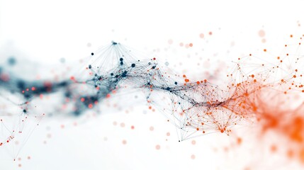 Modern network connection background for technology concepts and innovative digital designs, highlighting interconnected systems and complex data flows
