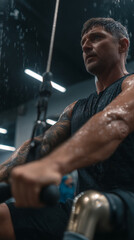 04/12/2025 6 uploads southeast asian man
Southeast Asian man with prosthetic leg training in an accessible gym. Strong, authentic adaptive-fitness moment, modern inclusive design. Man with protheses, 