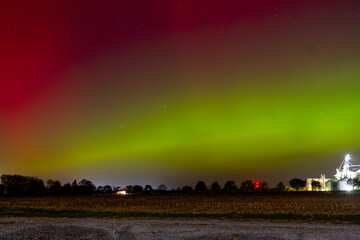 Northern lights in Nauvoo IL