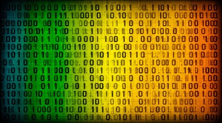 Colorful background with a lot of numbers and the numbers are in different colors. The background is very bright