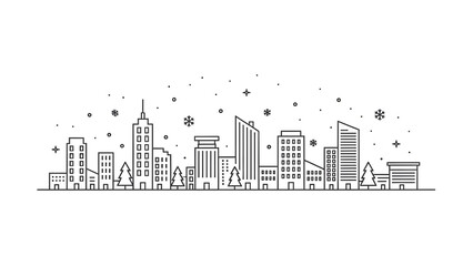 Obraz premium new york city skyline isolated on transparent background 