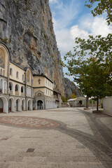 The old famous Monastery Ostrog in the rocks