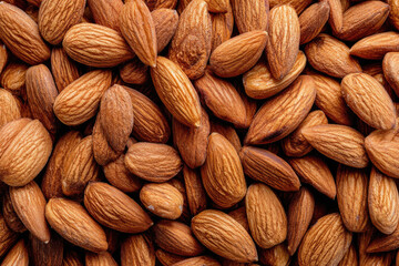 Fototapeta premium Tasty and nutritious almond nuts 