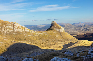 Autumn landscape in Durmitor National Park