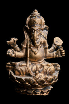 statuette du Dieu &eacute;l&eacute;phant indien Ganesh 