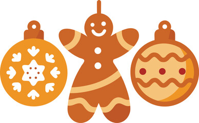 Christmas ornament vector icon illustration Happy Christmas 2026 Merry Christmas 