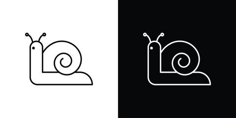 Snail icons pack set, ready to use vector © Surya