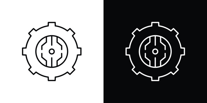 Technology icons pack set, ready to use vector