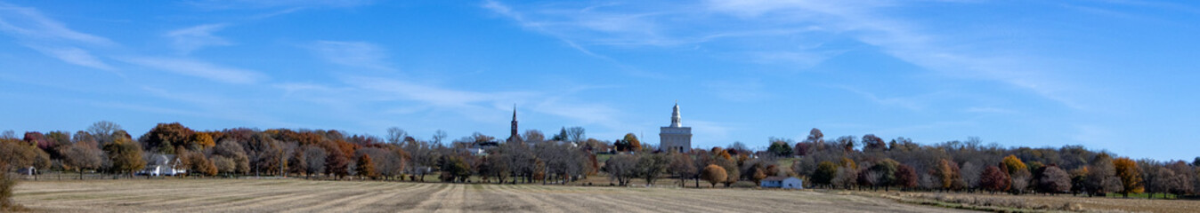 autumn landscape with trees