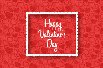 Happy Valentine's Day Greeting Card Happy Valentine's day poster voucher