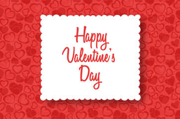 Happy Valentine's Day Greeting Card Happy Valentine's day poster voucher