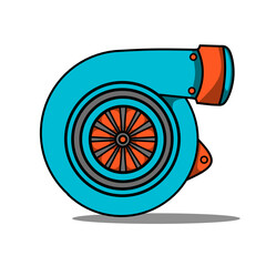 Turbo custom performance auto logo inspiration, automotive, sport, vintage