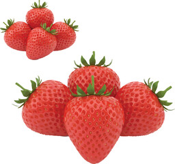 Realistic 3D Strawberry