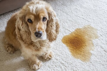 Dog and Carpet Stain