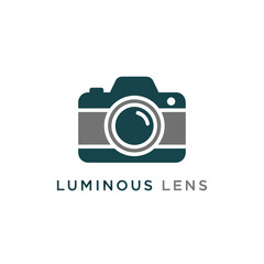 Luminous Lens Camera Logo Design.