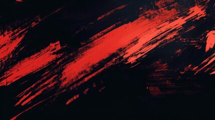 Bold red brushstrokes create a dynamic modern texture on dark background, perfect for edgy designs and dramatic presentations