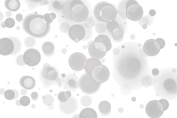 Luminous White Orbs Blurring into a Soft Abstract Glow, Evoking a Feeling of Peace, Harmony, and Minimalist Beauty