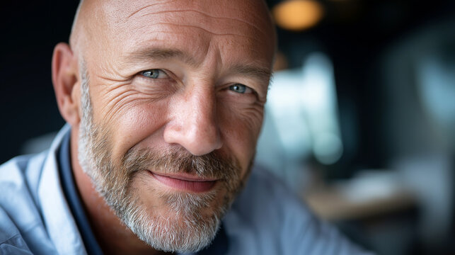 Portrait of middle-aged male faceless software developer, experienced technology professional, mature programmer headshot, senior coding specialist, seasoned software engineer, wit