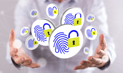 Concept of fingerprint security system