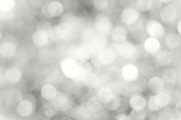 Obraz premium Soft gray bokeh background with gentle light and abstract glow for design projects Demonstration Color of the Year 2026.