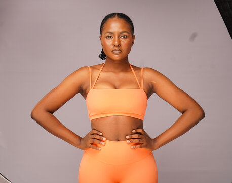 Portrait of an African personal trainer