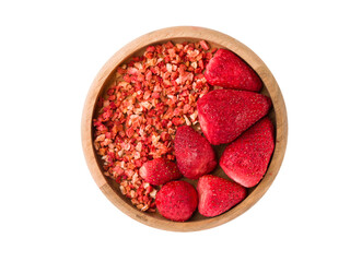 sublimated strawberry on a white background
