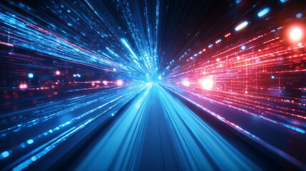 Dynamic light streaks create a vibrant technology background, perfect for futuristic designs and cutting edge projects with a modern digital feel