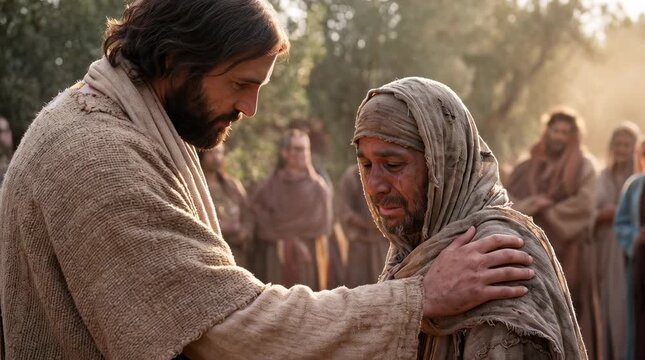Jesus and the Leper, A Miracle of Compassion and Healing