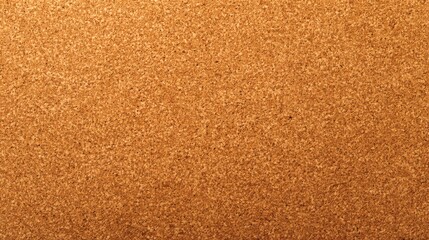 Textured cork background ideal for wall decoration, bulletin boards, or crafting projects, showcasing a warm and natural earthy tone for versatile use.