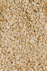 oatmeal spread across a surface ready for use in cooking or baking during the daytime