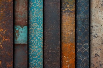 Vibrant Arabesque Texture Highlighting Traditional Islamic Design