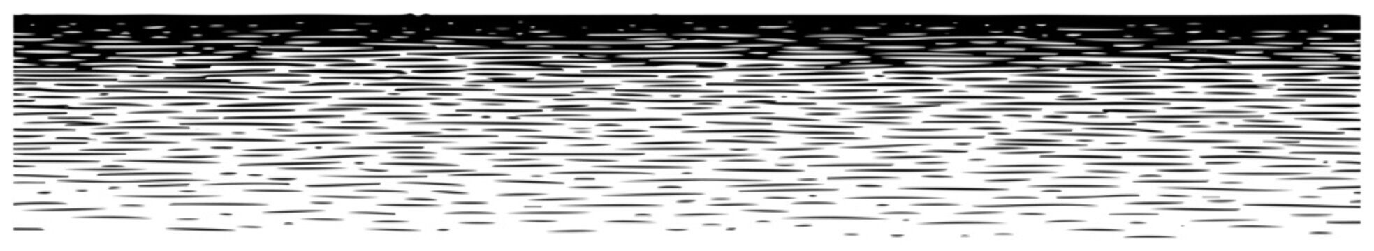 Engraving style water surface vector illustration hand drawn ocean horizon texture with ripples and waves for background
