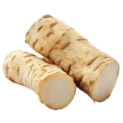 ginseng root isolated on white background