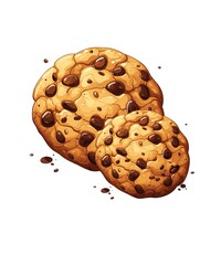 chocolate chip cookies icon 