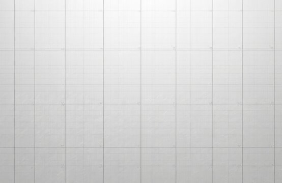 White isometric grid paper background with subtle grain texture. Clean lines form perfect squares and rectangles. Ideal for architectural plans, technical drawings, or design templates. - Powered by Adobe